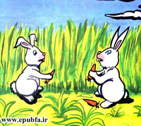 کتاب قصه کودکانه سه خرگوش بازیگوش و روباه بدجنس برای کودکان ایپابفا
