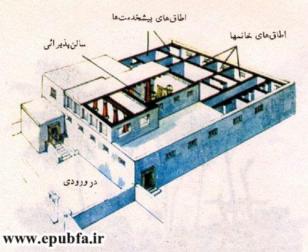 خانه های اشرافی مصر باستان-کتاب دانستنی های علمی برای کودکان -سازندگان اهرام مصر