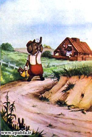 کتاب قصه کودکانه سه بچه فیل - بچه فیل خانه چوبی می سازد