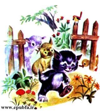 کتاب قصه کودکانه: دوستی اسب و گربه ، از مجموعه داستان های مزرعه حیوانات 4 5