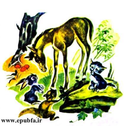 کتاب قصه کودکانه: دوستی اسب و گربه ، از مجموعه داستان های مزرعه حیوانات 4 12