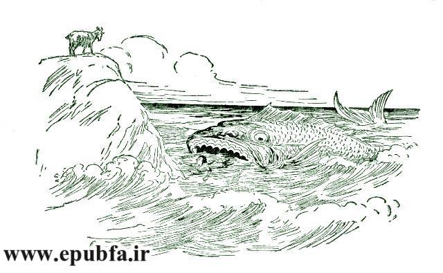 نهنگ غول پیکر پینوکیو را می بلعد-ایپابفا دنیای قصه و داستان