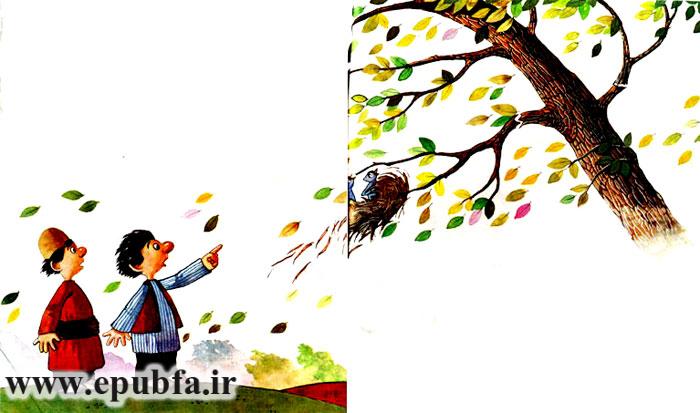 باد لانه پرندگان را از روی درخت پایین می اندازد -قصه کودکانه ایپابفا