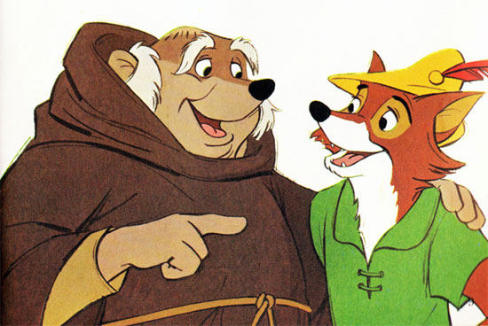 پدر تاک و رابن هود روباه در آغوش هم  -قصه کودکانه ایپابفا