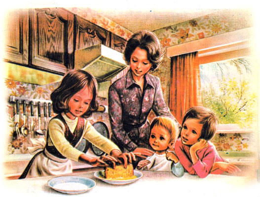 کتاب قصه دخترانه آموزنده مری آشپزی می‌آموزد - قصه کودکانه ایپابفا
