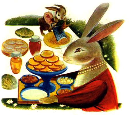 قصه کودکانه مهمانی خرگوش‌ها-داستان‌های مصوّر رنگی برای کودکان-ارشیو قصه ایپابفا