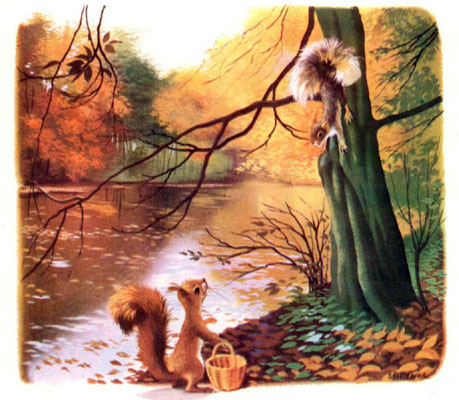 قصه کودکانه «سنجاب بازیگوش»-داستانهای مصور رنگی برای کودکان-ارشیو قصه و داستان ایپابفا