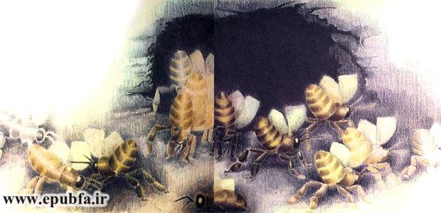 زنبورها مثل یک دستگاه تهویه، هوای گرم و کثیف را از کندو خارج می‌کردند 