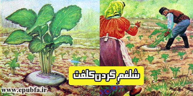 کتاب داستان مصور کودکان: شلغمِ گردن‌کلفت