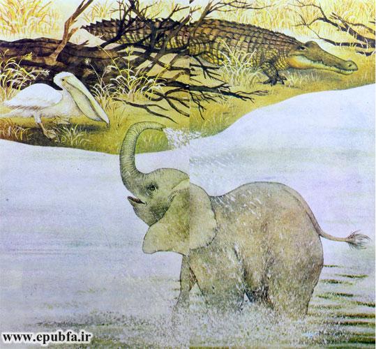 داستان کودکانه: فیل کوچولو || آشنایی با زندگی فیل ها در طبیعت 8
