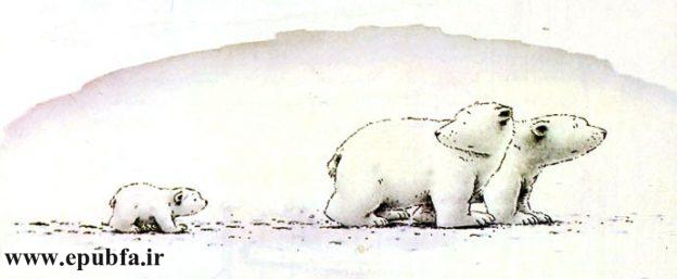 داستان کودکانه: خرس سفید کوچولو و دوستش || فرار به قطب شمال 2