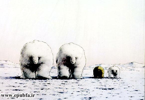 داستان کودکانه: خرس سفید کوچولو و دوستش || فرار به قطب شمال 24