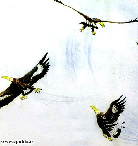داستان آموزنده کودکان: رگال، عقابی که از بلندی می‌ترسید! 20