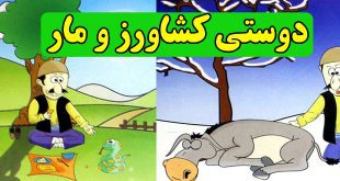 داستان آموزنده کودکان دوستی کشاورز و مار (6)