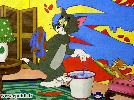 قصه کودکانه تام و جری در تمیز کردن خانه || ماجراهای موش و گربه 4