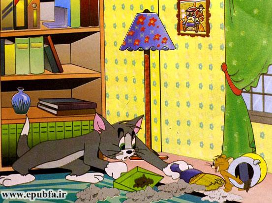 قصه کودکانه تام و جری در تمیز کردن خانه || ماجراهای موش و گربه 5