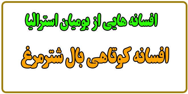 افسانه-استرالیاافسانه-کوتاهی-بال-شترمرغ