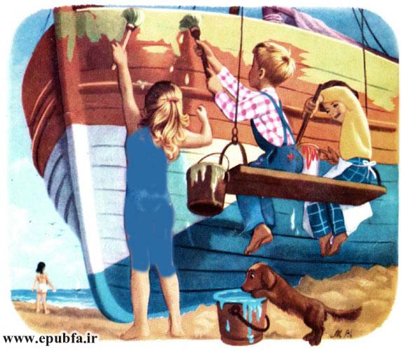 کتاب داستان کودکانه قدیمی: مارتین در کنار دریا / تعطیلات تابستان در کنار ساحل 8