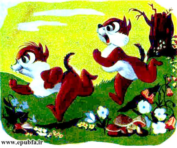 قصه کودکانه قدیمی: اردک باهوش و بچه سنجاب‌های کوچولو 16