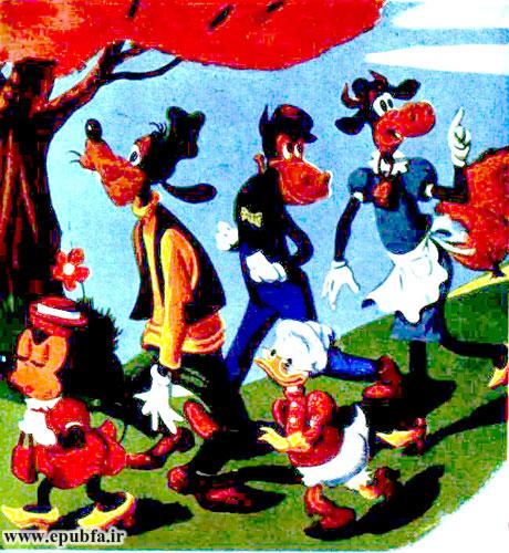 قصه کودکانه قدیمی: اردک باهوش و بچه سنجاب‌های کوچولو 4