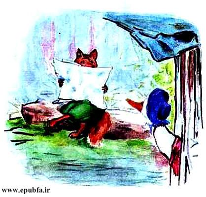 کتاب قصه کودکانه قدیمی: سرگذشت پرسفید / اردک ساده‌لوح در دام روباه حیله‌گر 10
