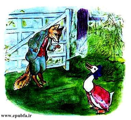 کتاب قصه کودکانه قدیمی: سرگذشت پرسفید / اردک ساده‌لوح در دام روباه حیله‌گر 11