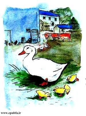 کتاب قصه کودکانه قدیمی: سرگذشت پرسفید / اردک ساده‌لوح در دام روباه حیله‌گر 18