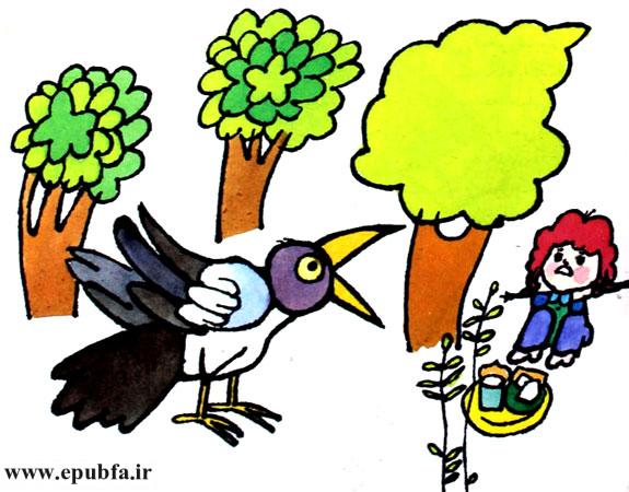 قصه کودکانه: نصفِ نصفِ نصفه ی یک لقمه / با پرنده ها مهربان باش 1
