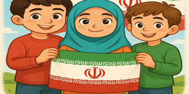 ما-بچه-های-ایران،-میهن-خود-را-دوست-داریم-بنر