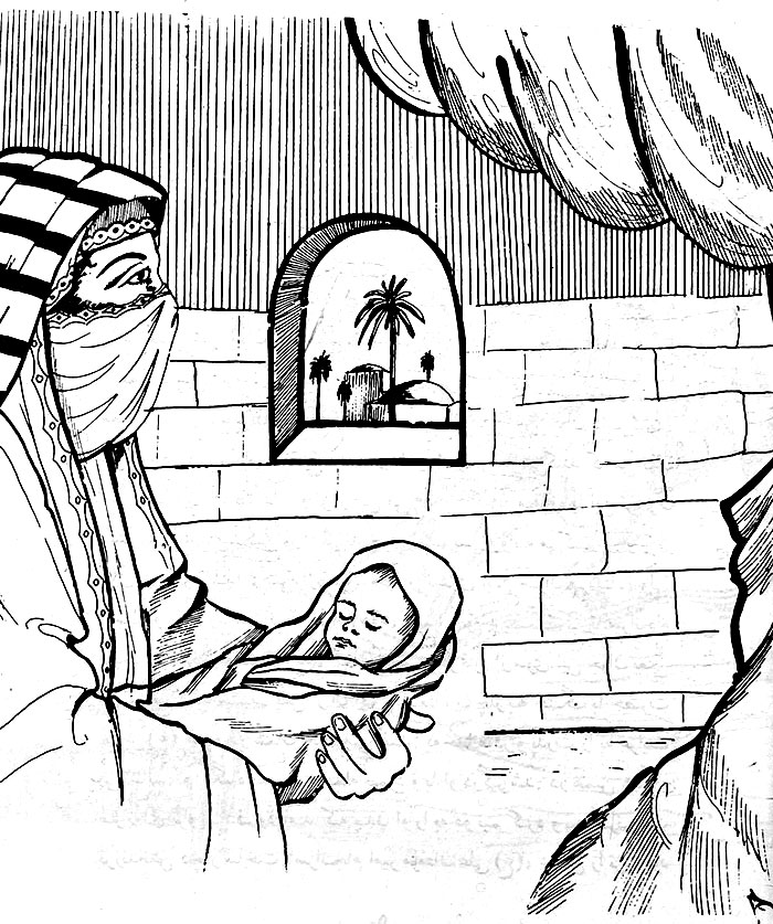  علی (علیه‌السلام) با ام‌البنین ازدواج نمود و ام‌البنین صاحب فرزندی به نام عباس گشت