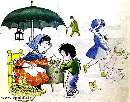 ماری کوچولو دلش به حال او سوخت و به او تعداد زیادی شاه‌بلوط داد